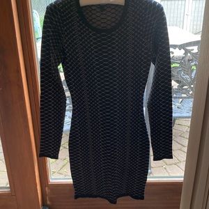 Black Express sweater dress size XS